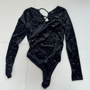 Wild Fable Black Celestial Bodysuit